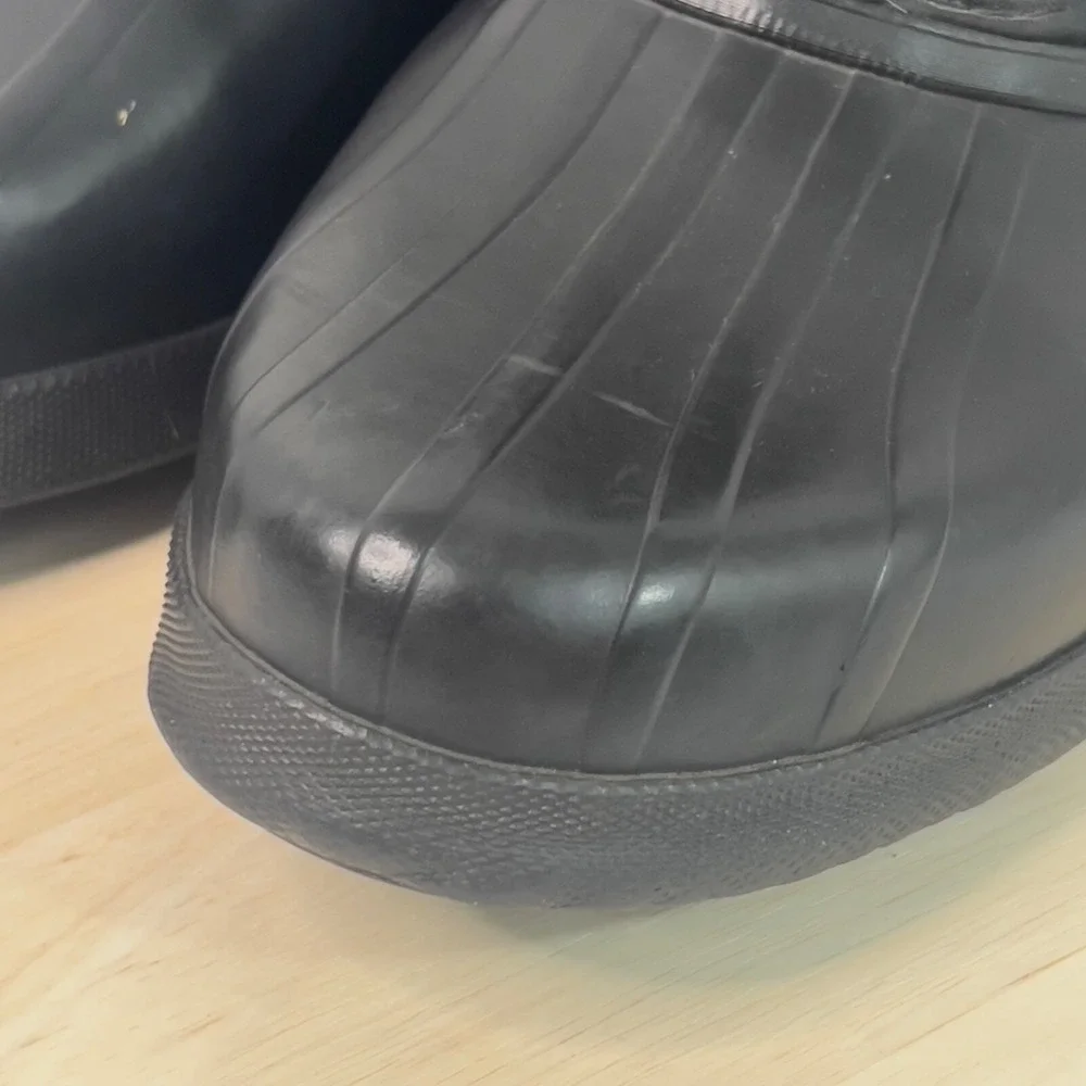 Sorel Kaufman Canada Womens Boots Winter Black Fur Lined Insulated Waterproof 10
